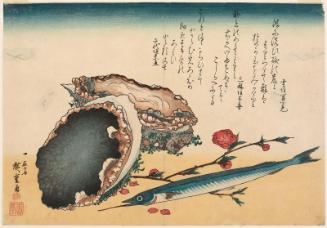 Abalone, Needlefish, and Peach Blossoms, from an untitled series known as Large Fish