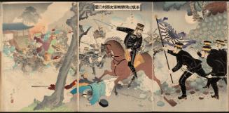 The Great Victory of Our Army at the Battle of Pyongyang (Heijô no gekisen waga gun dai shôri no zu)