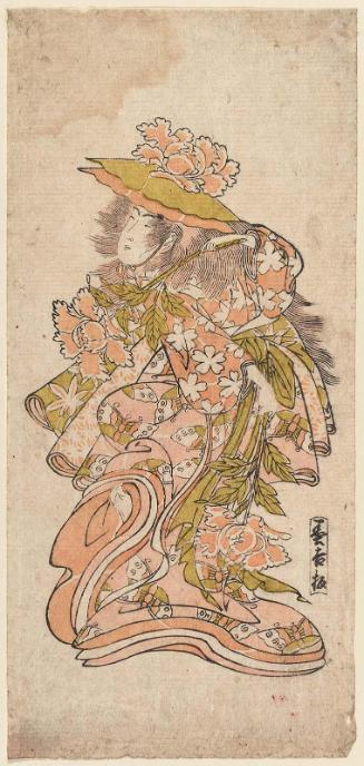 Actor Segawa Rokô III in the Lion Dance (Shakkyô)