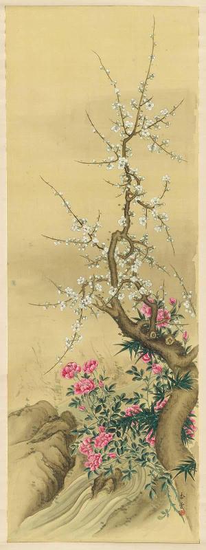 Plum Tree by a River