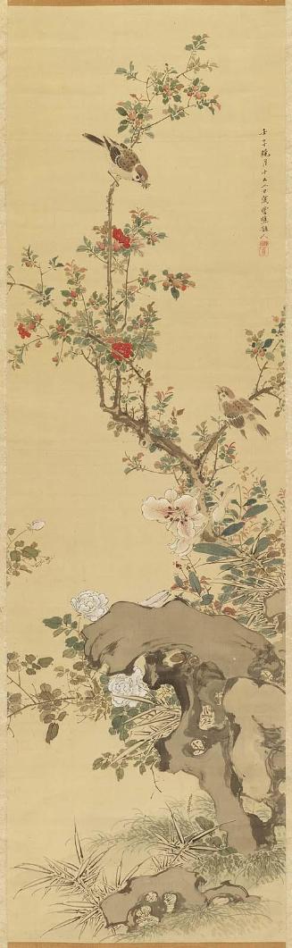 Sparrows and Flowers