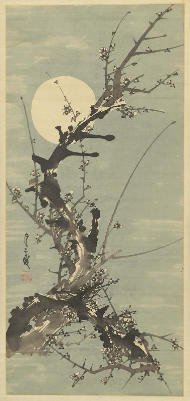 Plum Blossoms and Moon