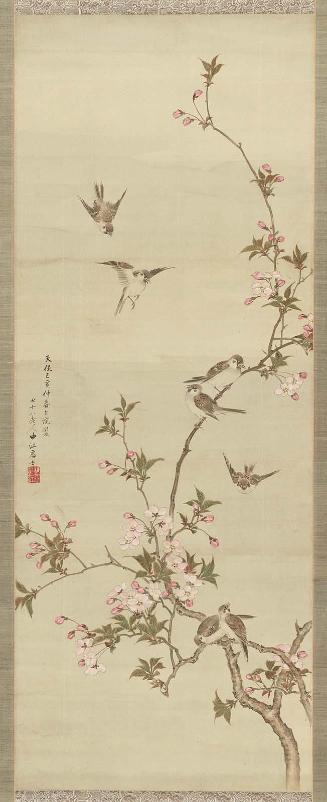 Sparrows and Cherry