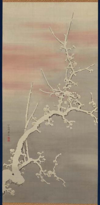 Plum Branch in the Snow