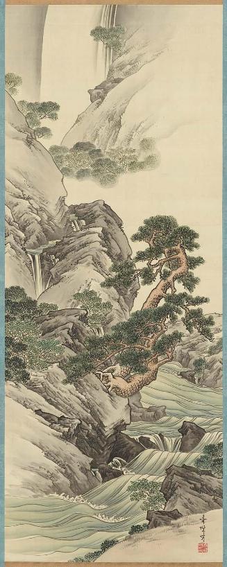 Landscape with Waterfall