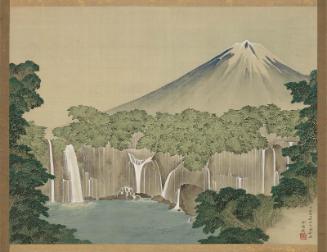 Mount Fuji and Shiraito Falls