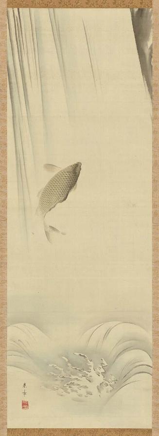 Carp and Waterfall