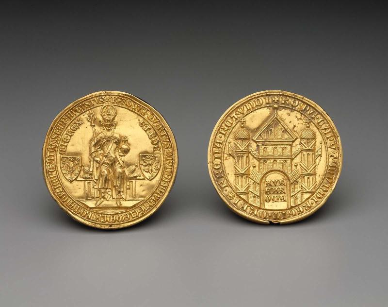 Gold Bull and Seal of Charles IV