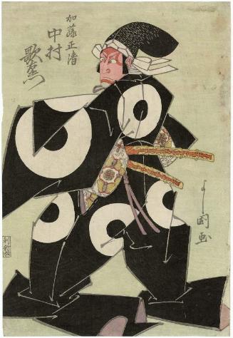 Actor Nakamura Utaemon III as Katô Masakiyo