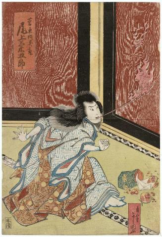 Actor Onoe Kikugorô III as the Ghost of Kan Shôjô