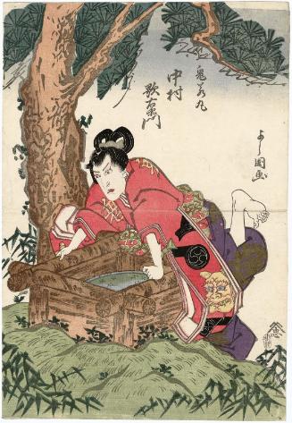 Actor Nakamura Utaemon III as Oniwakamaru