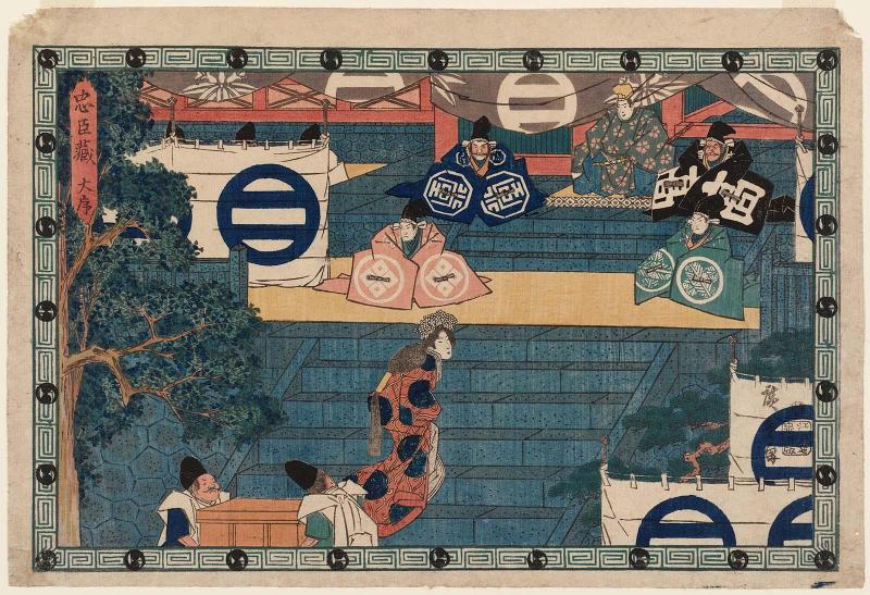 Act I (Daijo), from the series The Storehouse of Loyal Retainers (Chûshingura)