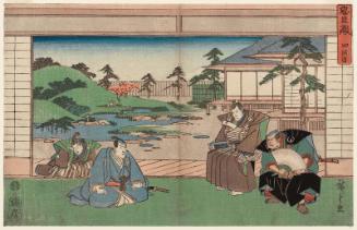 Act IV (Yodanme), from the series The Storehouse of Loyal Retainers (Chûshingura)