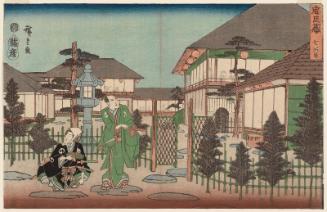 Act VII (Shichidanme), from the series The Storehouse of Loyal Retainers (Chûshingura)