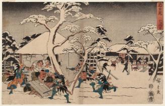 Act XI (Jûichidanme), from the series The Storehouse of Loyal Retainers (Chûshingura)