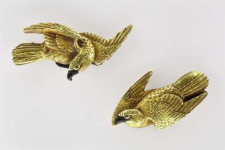 Pair of menuki in the form of hawks