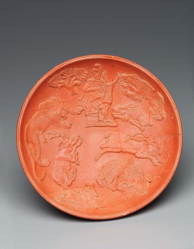 African Red Slip Ware Bowl with Orpheus and the Animals