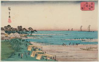 View of Susaki at Low Tide (Susaki shiohi zu), from the series Famous Places in the Eastern Capital (Tôto meisho)