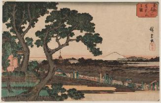 View of Matsuchiyama (Matsuchiyama no zu), from the series Famous Places in the Eastern Capital (Tôto meisho)