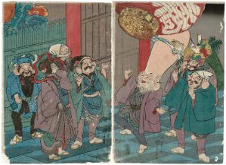 The Seven Gods of Good Fortune at the Gate of the Thunder God, Sensô-ji Temple, Asakusa