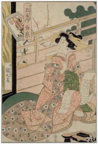 Shiraito of the Tamaya in Edo-machi itchôme