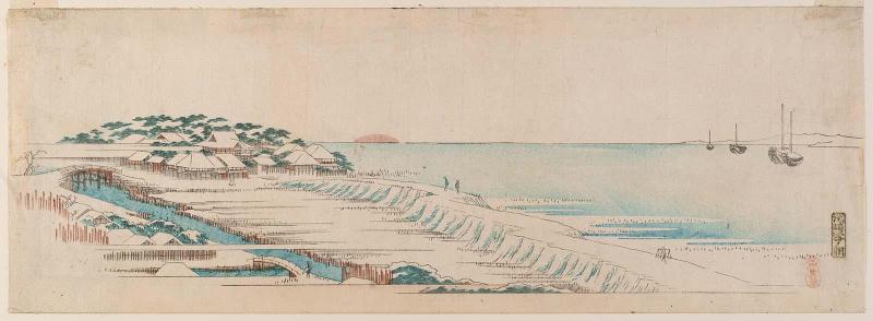 Snowy Morning In Susaki (Susaki yuki no asa), from an untitled series of views of Edo