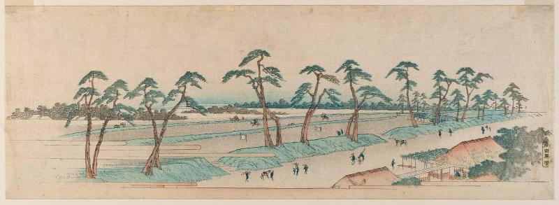 Takada Riding Grounds (Takada baba), from an untitled series of views of Edo