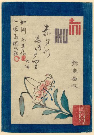 Wrapper for the book (Chûgi kyôkai) Akamatsu monogatari, Part 9