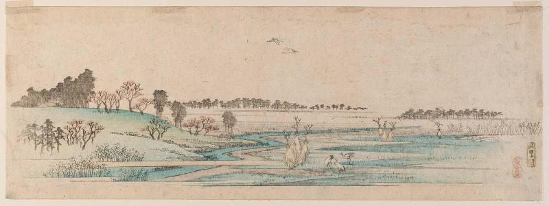Yûhi-ga-oka, from an untitled series of views of Edo
