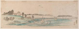 Yûhi-ga-oka, from an untitled series of views of Edo