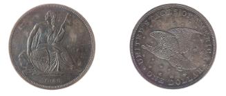 Liberty Seated type (flying eagle reverse)