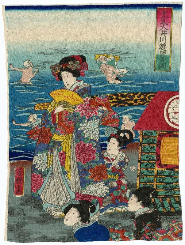 Mitsuuji's Excursion to the Ôi River (Mitsuuji Ôigawa yûran no zu)