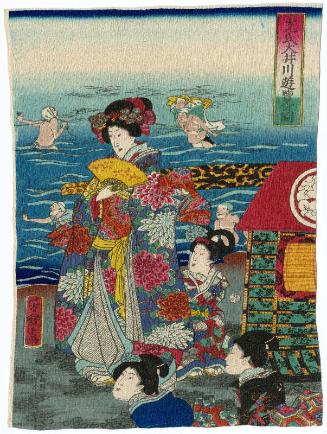 Mitsuuji's Excursion to the Ôi River (Mitsuuji Ôigawa yûran no zu)