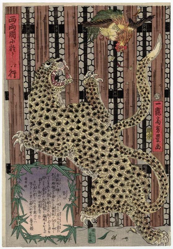 On Display in West Ryôgoku (Nishi Ryôgoku ni oite kôgyô): Leopard
