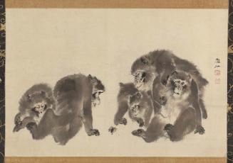 Monkeys with a Bee