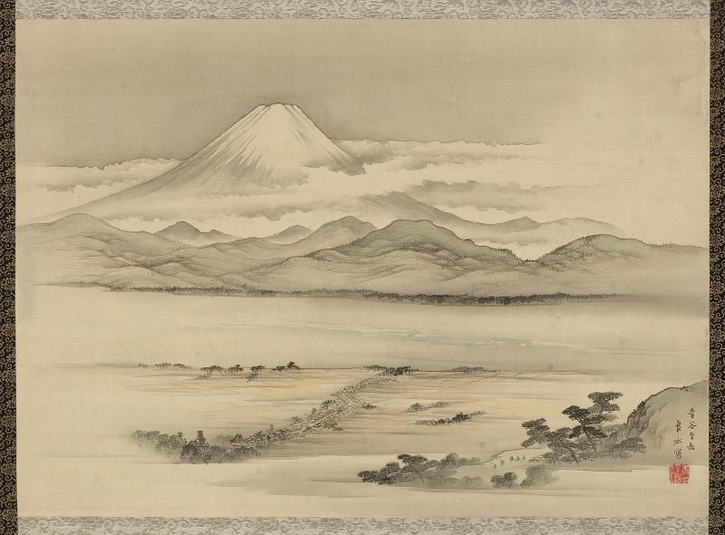 Mount Fuji from Kanaya Station
