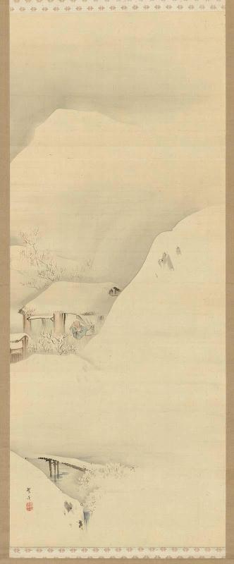 Woodcultter in the Snow