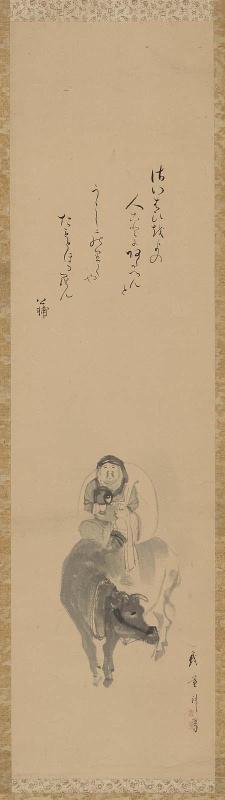 Daikoku, God of Good Fortune, Riding an Ox
