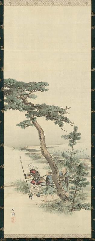 Benkei Under a Pine Tree