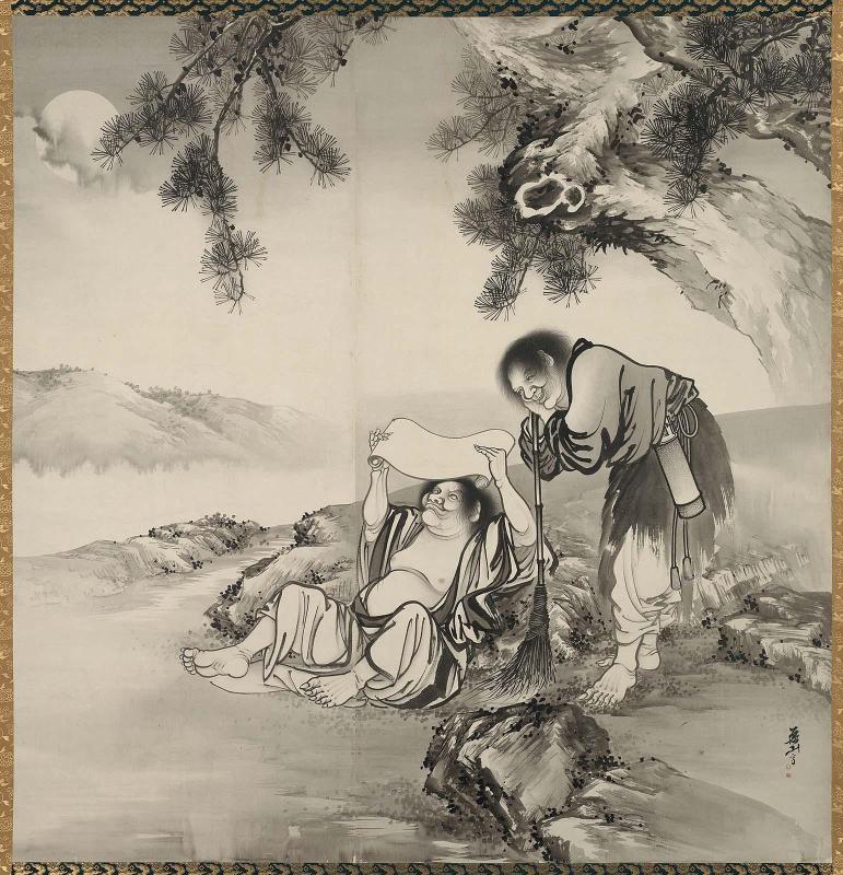 Hanshan (Kanzan) and Shide (Jittoku)