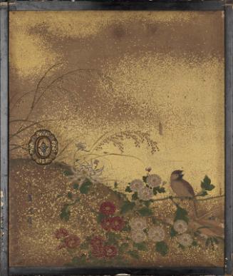 Sparrows and Chrysanthemums