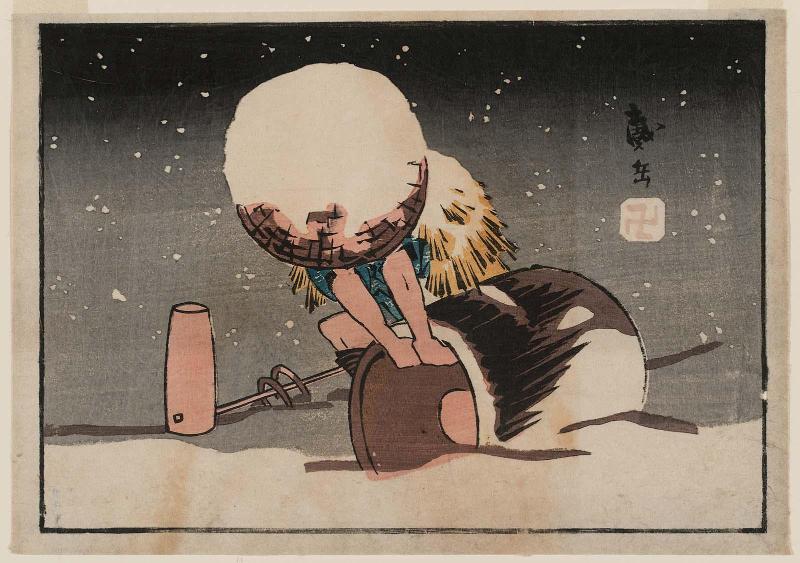 Rolling a Mortar across the Snow