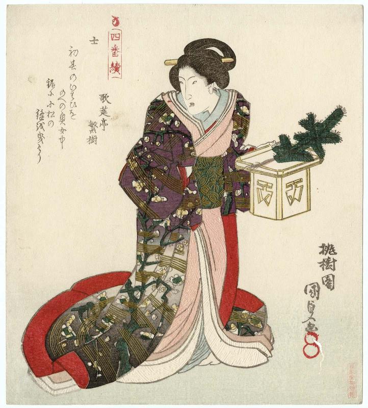 The Warrior Class (Shi), from a Set of Four (Yonban tsuzuki)