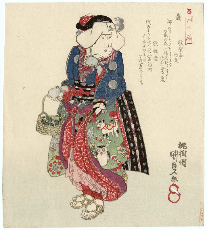 The Peasant Class (Nô), from a Set of Four (Yonban tsuzuki)