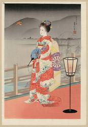 Enjoying the Evening Cool by the Riverbank (Kawara yûsuzumi)