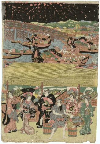 Fireworks at Ryogoku Bridge: Actors