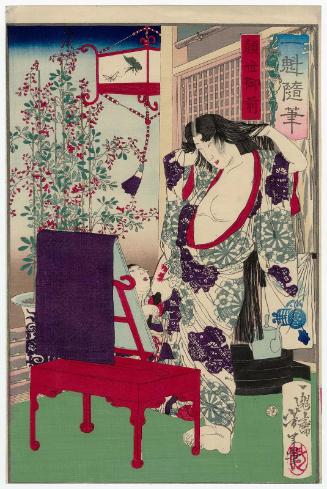 Kaoyo Gozen, from the series Essays by Yoshitoshi (Ikkai zuihitsu)