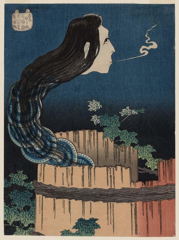 The Mansion of the Plates (Sara yashiki), from the series One Hundred Ghost Stories (Hyaku monogatari)