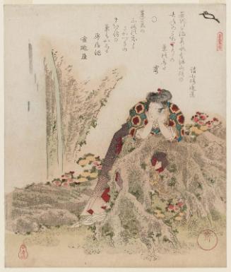 The Chrysanthemum Boy (Kikujidô), from the series A Set of Five Examples of Longevity (Kotobuki goban no uchi)