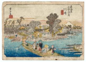 Kawasaki, from the series Fifty-three Stations of the Tôkaidô Road (Tôkaidô gojûsan tsugi no uchi)